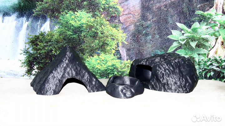 Террариум, домик, поилка