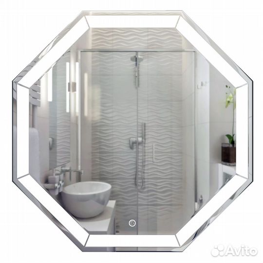 Зеркало azario Renato 800х800, влагостойкое с под