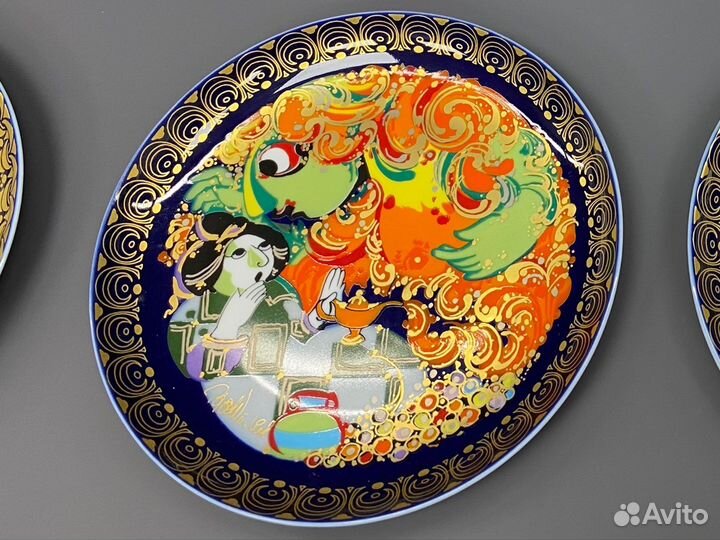 Коллекция все 12 тарелок Rosenthal лампа алладина