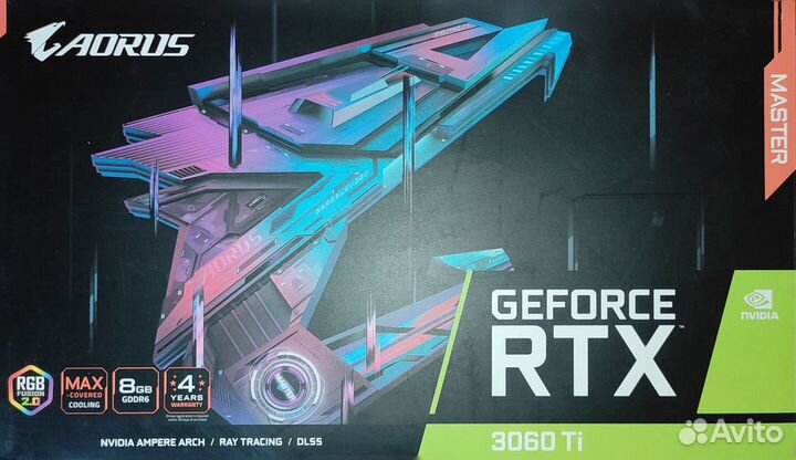 Видеокарта Gigabyte RTX 3060ti aorus master 8G