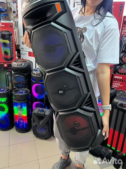 Мощная высокая bluetooth колонка ZQS 8301