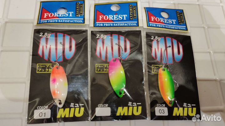 Блесна микроколебалка forest MIU 2.8 г