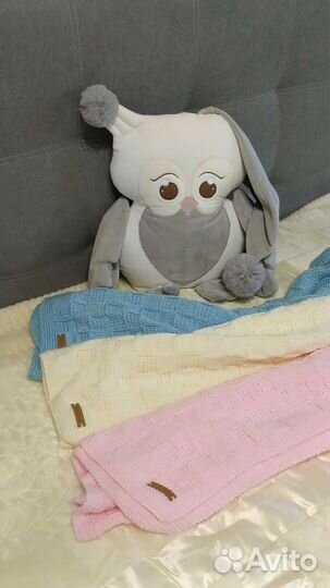 Плед детский вязаный