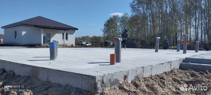 Строительство фундамента под ключ