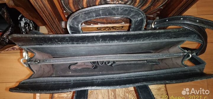 Папка из натуральной кожи