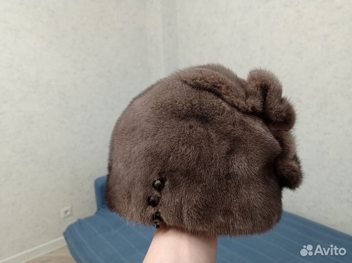 Шапка норковая 58 размер женская