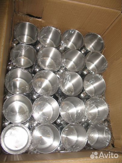 Тарелка из нержавеющей стали 22 см