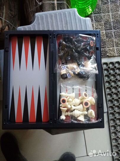 Нарды, шахматы, шашки 3в1 новые