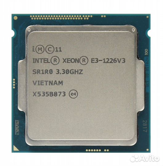 Процессор Intel Xeon E3-1286L V3 SR1QY 3.20 GHz