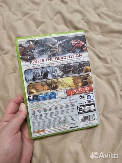 Assassin's creed 3 Xbox 360 (2 диска)