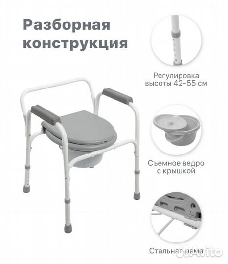 Кресло туалет для пожилых
