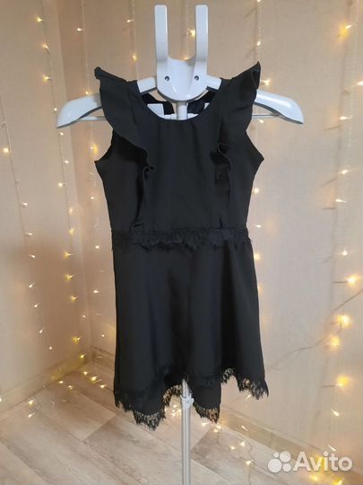 Платье уэнсдэй 128-134