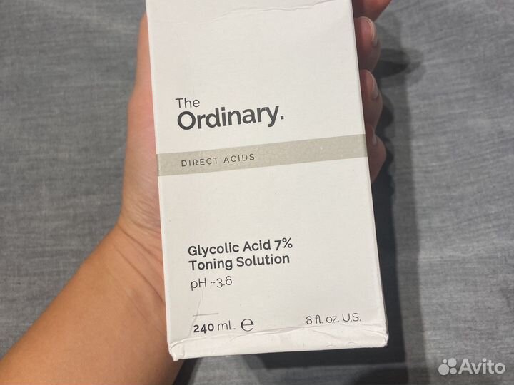 Гликолевый тоник The Ordinary + кр. пилинг
