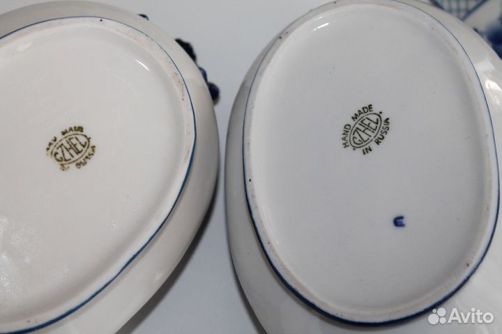 Шкатулки Гжель винтаж