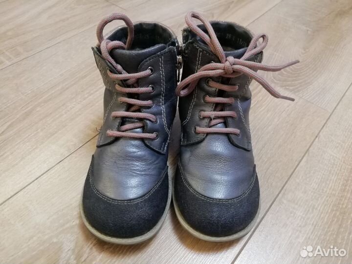 Ботинки демисезонные для девочки 28 размер