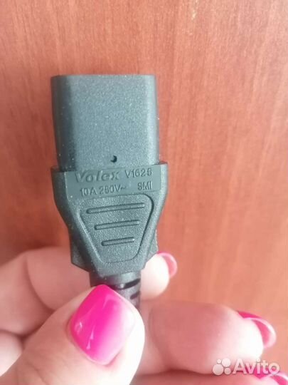 Кабель питания, 5m (C13, евровилка) с заземлением