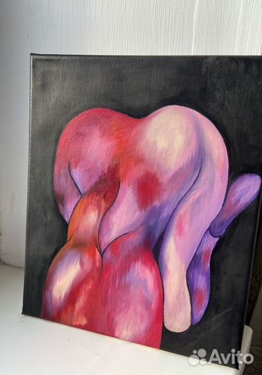 Картина маслом «Чувственность 2.0». Тело ню