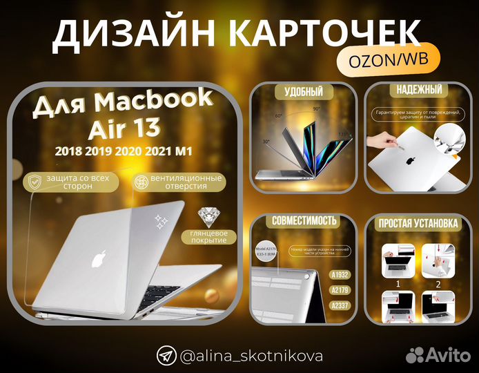 Дизайн карточек маркетплейс