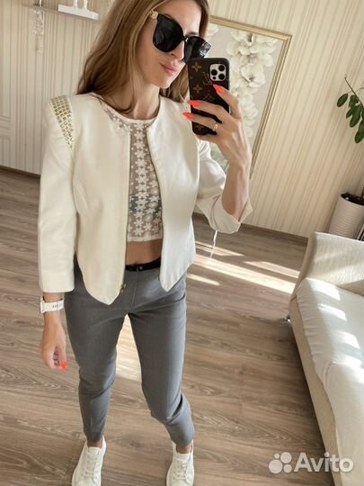 Укороченный жакет 42