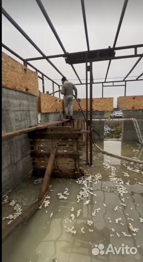 Монолитный полистиролбетон