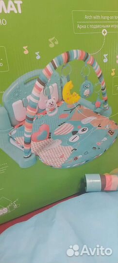 Развивающий коврик с пианино baby go