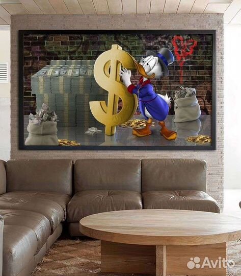 Картина на заказ Скрудж Макдак