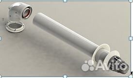 Коаксиальный горизонтальный проход Viessmann