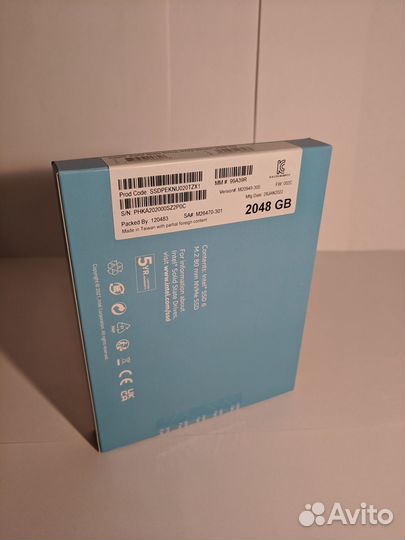 Новый SSD 670p Intel 2tb М.2