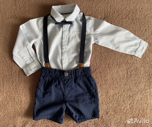 Костюм шорты и рубашка для мальчика 92 размер