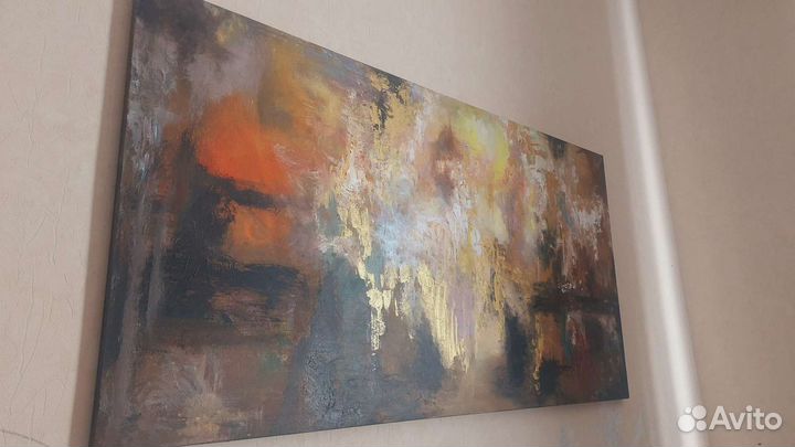 Картина абстракция большая