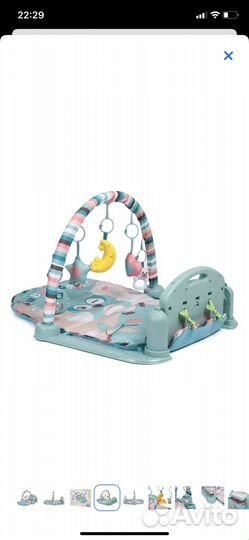 Развивающий коврик с пианино