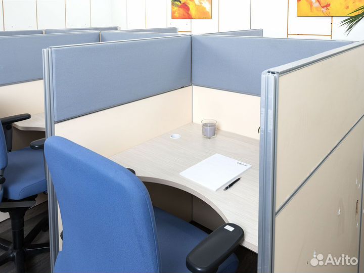 Столы для колл центра. Офисная мебель
