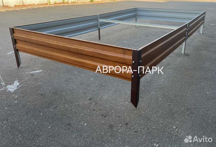 Грядка 8х1 метр, высота 25 см