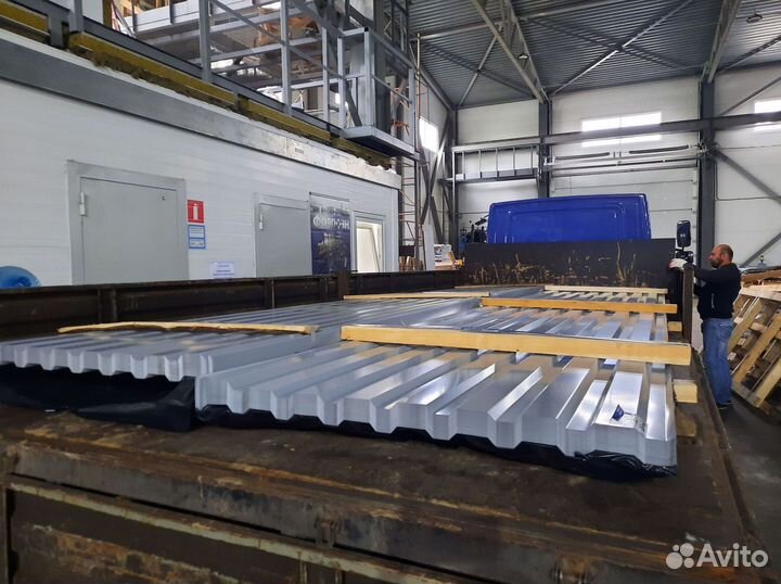 Профлист 2-хсторонний оцинкованный С-8 0,45х1150