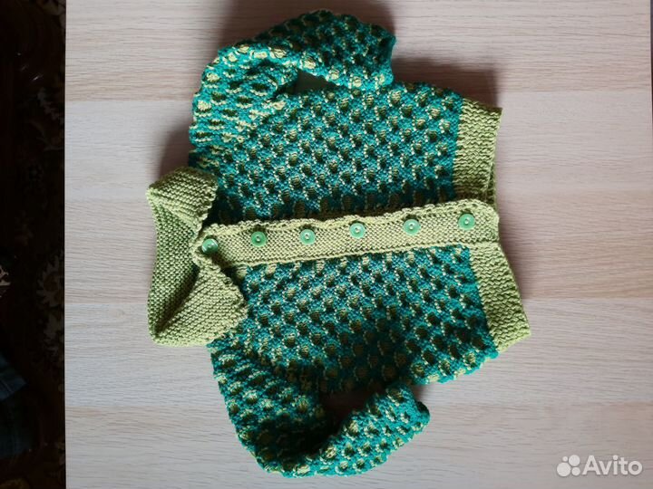 Детская вязаная новая кофта