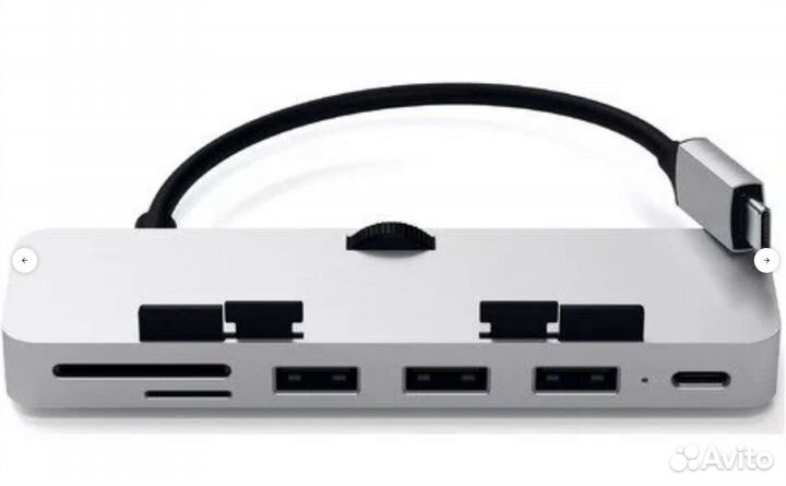 USB-концентратор Satechi Aluminum Type-C Clamp Hub
