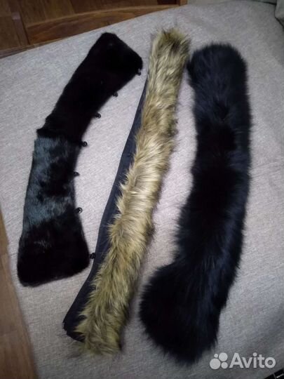 Меховой воротник. Сурок. Лиса