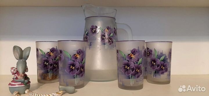 Набор кувшин и стаканы