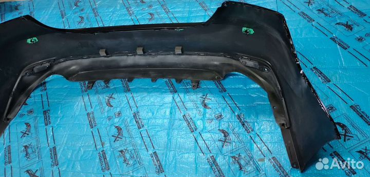 Задний бампер Камри 70 рестайлинг черный Оригинал