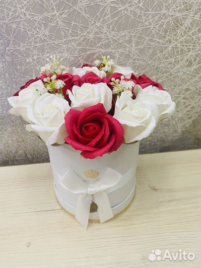 Букеты из мыльных роз