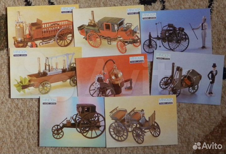 История автомобиля в моделях. Выпуск 1. 15 шт 1991