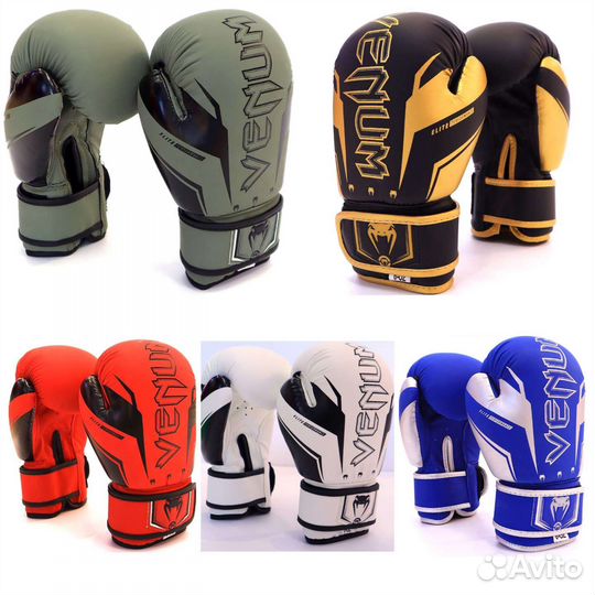 Перчатки боксерские детские Venum elite evo