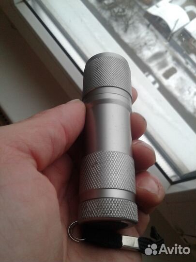 Мощный светодиодный фонарик. Корпус металл
