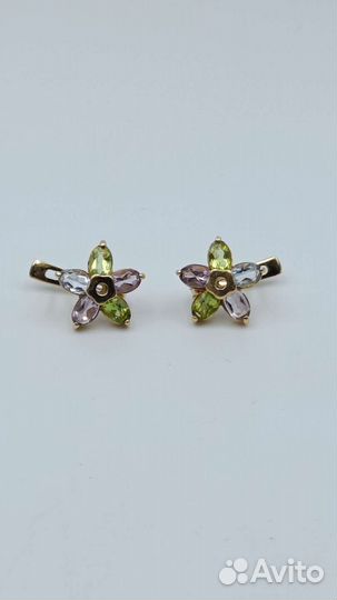 Золотые серьги 585