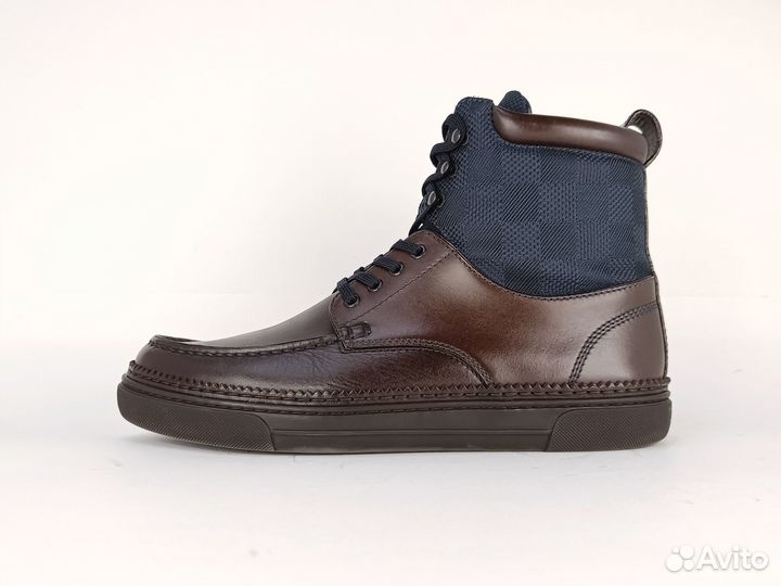 Оригинал Louis Vuitton 43. Мужские высокие ботинки