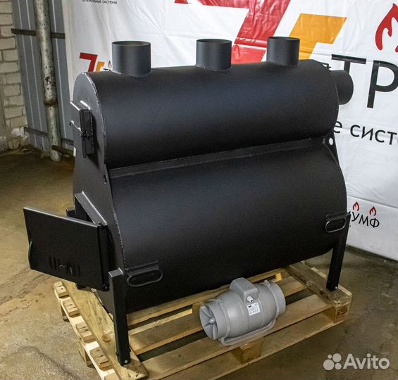 Печь буржуйка для гаража mus 2.0