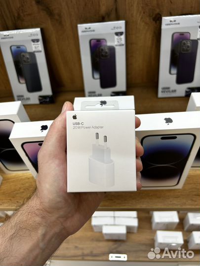 Блок питания apple 20w оригинал Новый