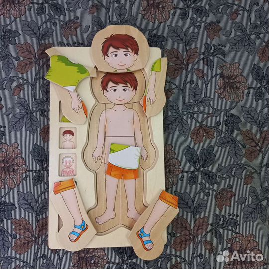 Пазлы деревянные для малышей