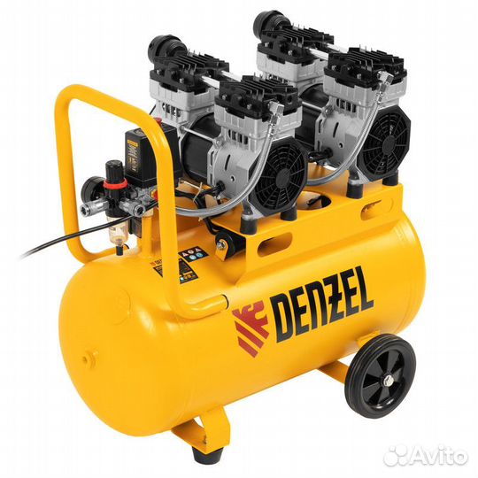 Компрессор безмасляный Denzel DLS 1500/50 1500Вт
