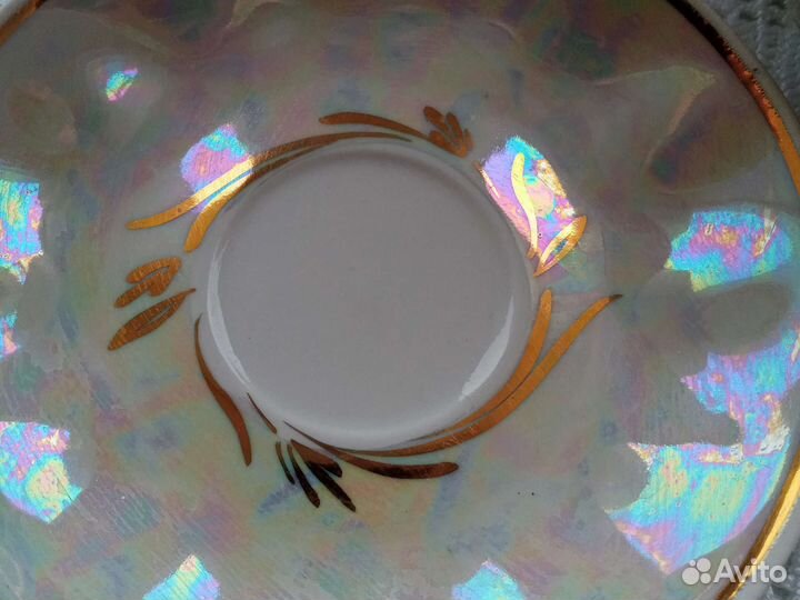 Две Чашки с блюдцем. Дулево 2005г